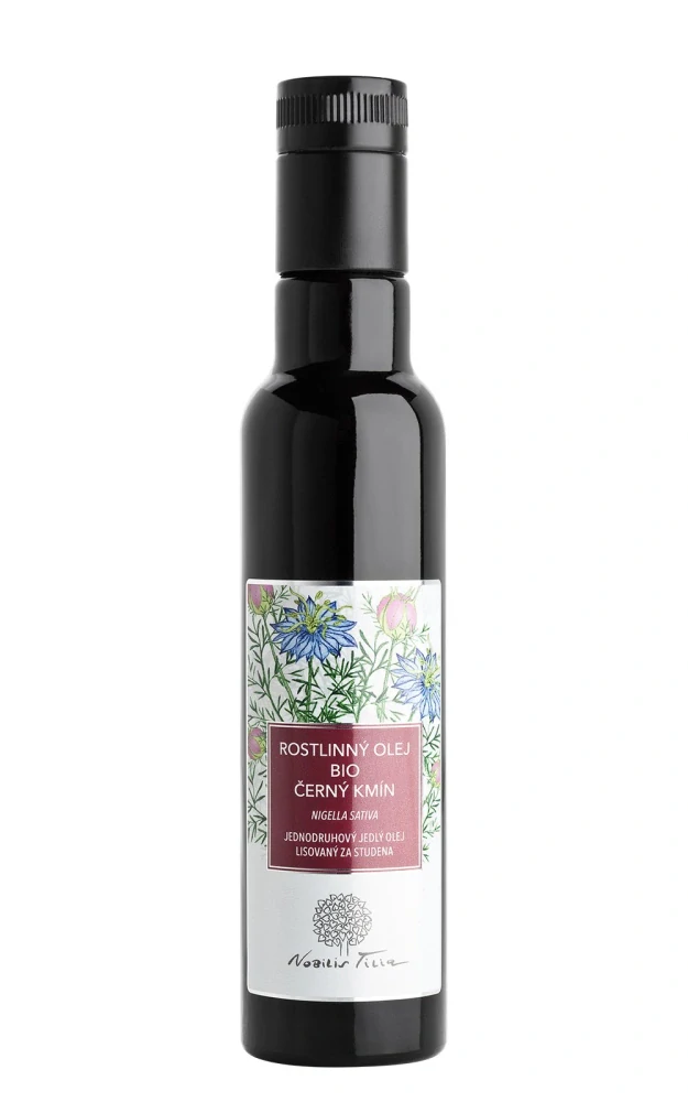 BIO Olej z černého kmínu 250 ml fialové sklo