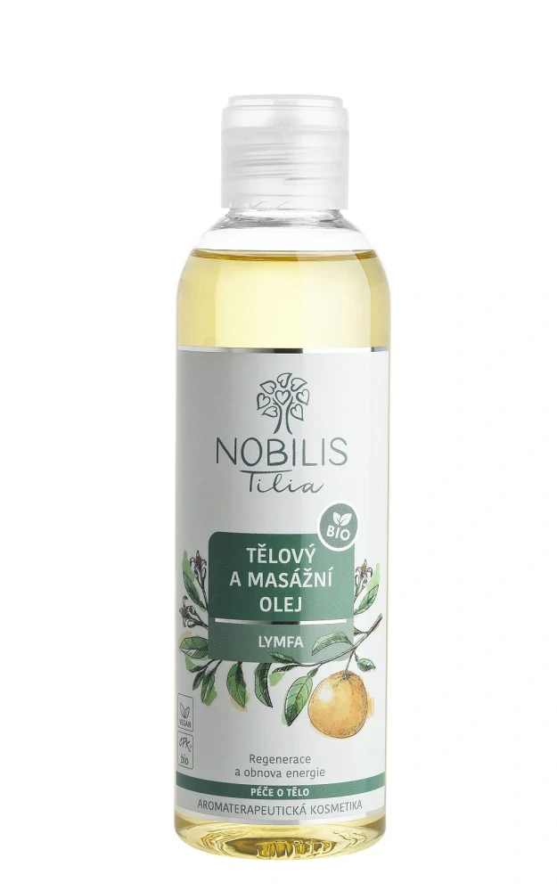 Tělový a masážní olej Lymfa 200 ml
