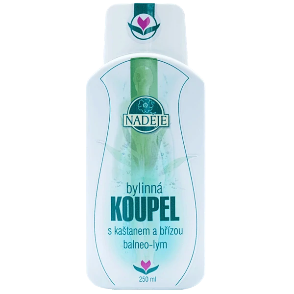 Bylinná koupel s kaštanem a břízou na lymfatický systém 250ml