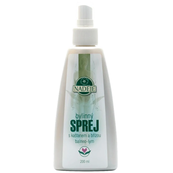 Bylinný sprej s kaštanem a břízou - lymfatický systém 200ml