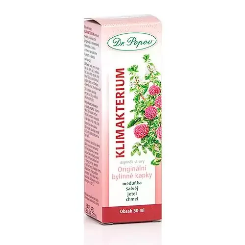 Dr. Popov Klimakterium, originální bylinné kapky, 50 ml
