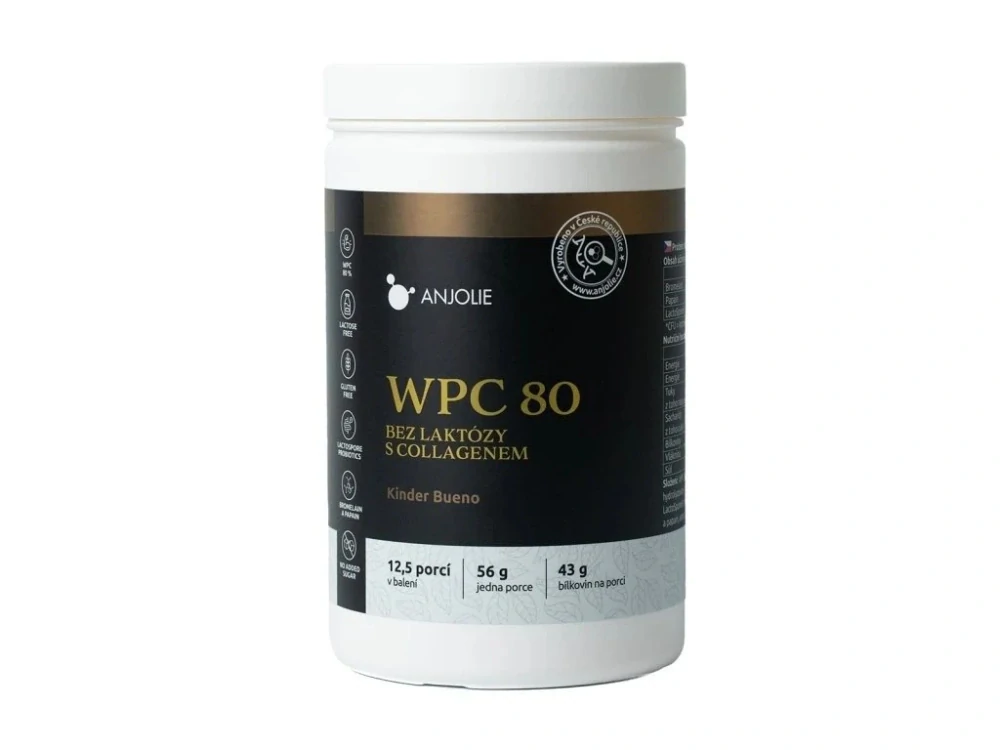 WPC 80 syrovátkový protein bez laktózy s Collagenem Kinder Bueno