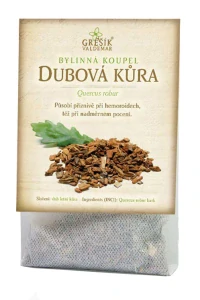 Grešík Dubová kůra koupel