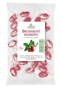 Grešík Brusinkové bonbóny 100 g