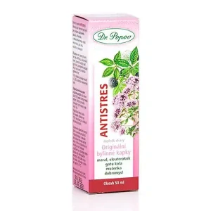 Dr. Popov Antistres, originální bylinné kapky, 50 ml