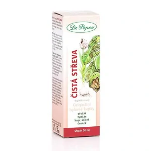 Dr. Popov Čistá střeva, originální bylinné kapky, 50 ml