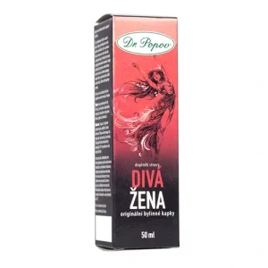 Dr. Popov Divá žena, originální bylinné kapky, 50 ml