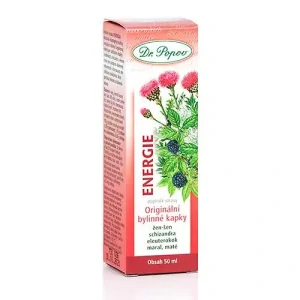 Dr. Popov Energie, originální bylinné kapky, 50 ml