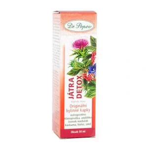 Dr. Popov Játra detox, originální bylinné kapky, 50 ml
