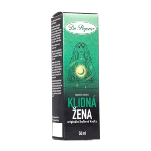 Dr. Popov Klidná žena, originální bylinné kapky, 50 ml