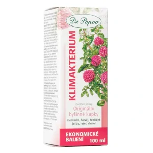 Dr. Popov Klimakterium, originální bylinné kapky, 100 ml