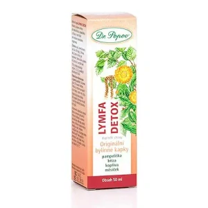 Dr. Popov Lymfa – detox, originální bylinné kapky, 50 ml