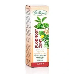 Dr. Popov Plodnost – ženy, originální bylinné kapky, 50 ml