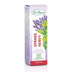 Dr. Popov Spánek – nervy, originální bylinné kapky, 50 ml