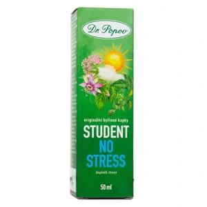 Dr. Popov STUDENT No stress, bylinné kapky, 50 ml