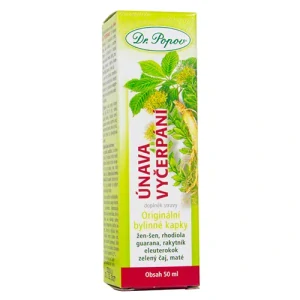 Dr. Popov Únava vyčerpání , originální bylinné kapky, 50 ml