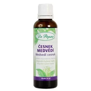 Dr. Popov Česnek medvědí, originální bylinné kapky, 50 ml