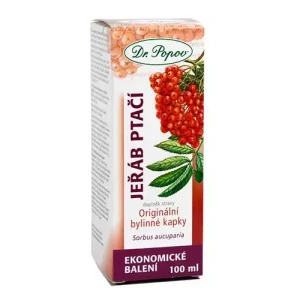 Dr. Popov Jeřáb ptačí, originální bylinné kapky, 100 ml