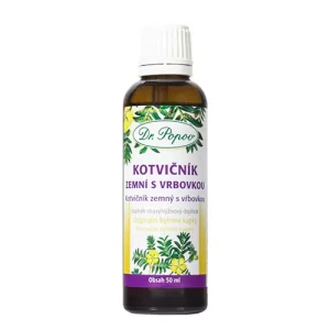 Dr. Popov Kotvičník zemní s vrbovkou, originální bylinné kapky, 50 ml