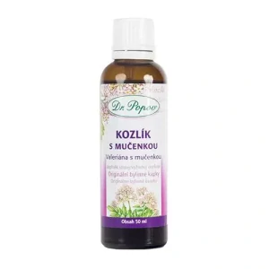 Dr. Popov Kozlík s mučenkou, originální bylinné kapky, 50 ml