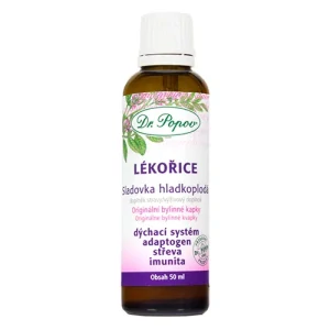 Dr. Popov Lékořice, originální bylinné kapky, 50 ml
