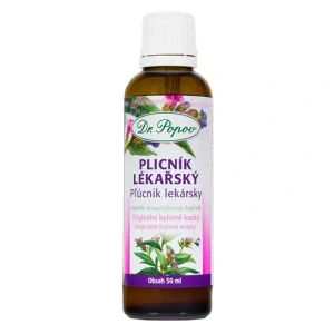 Dr. Popov Plicník lékařský, originální bylinné kapky, 50 ml