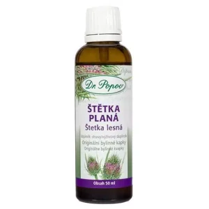 Dr. Popov Štětka planá, originální bylinné kapky, 50 ml