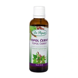 Dr. Popov Topol černý, originální bylinné kapky, 50 ml