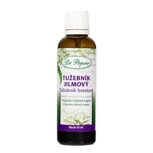 Dr. Popov Tužebník jilmový, originální bylinné kapky, 50 ml