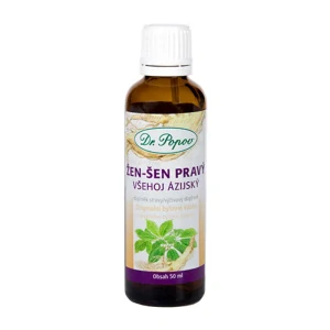 Dr. Popov Žen-šen, originální bylinné kapky, 50 ml