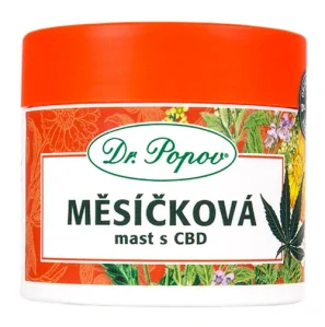 Dr. Popov Měsíčková mast s CBD, 50 ml
