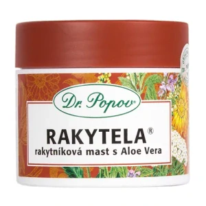 Dr. Popov Rakytníková mast s Aloe Vera – Rakytela, 50 ml