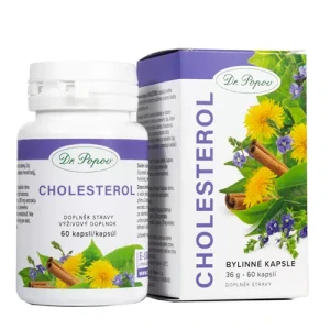 Dr. Popov Bylinné kapsle Cholesterol, 60 kapslí