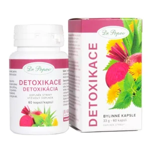 Dr. Popov Bylinné kapsle Detoxikace, 60 kapslí