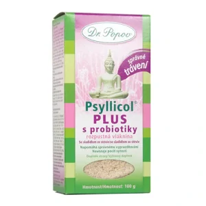 Dr. Popov Psyllicol® PLUS s probiotiky, 100 g