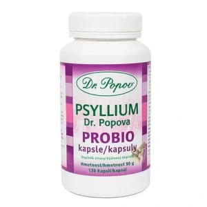 Dr. Popov Psyllium PROBIO 120 kapslí