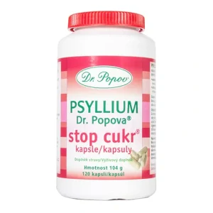 Dr. Popov Psyllium Stopcukr 120 kapslí