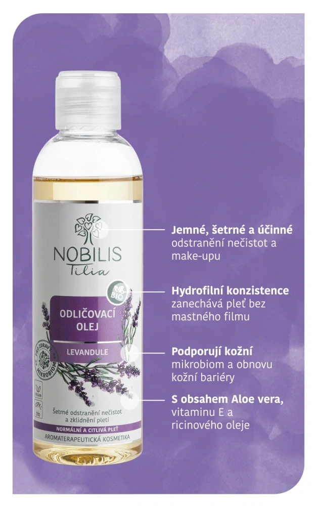 Odličovací olej Levandule 200 ml