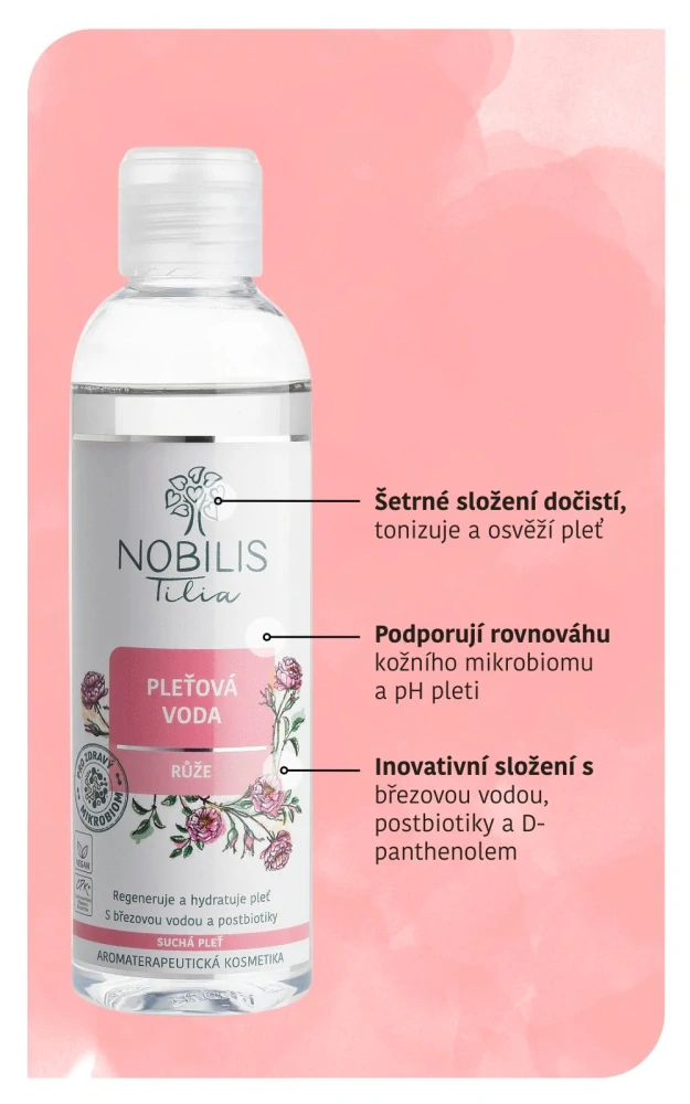 Pleťová voda Růže 200 ml