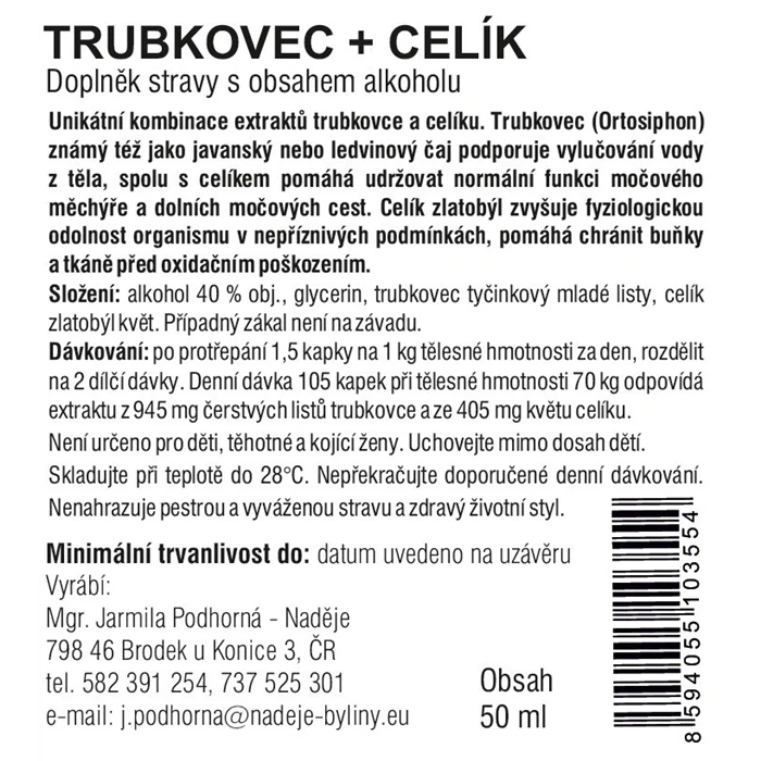 Trubkovec + Celík 50ml