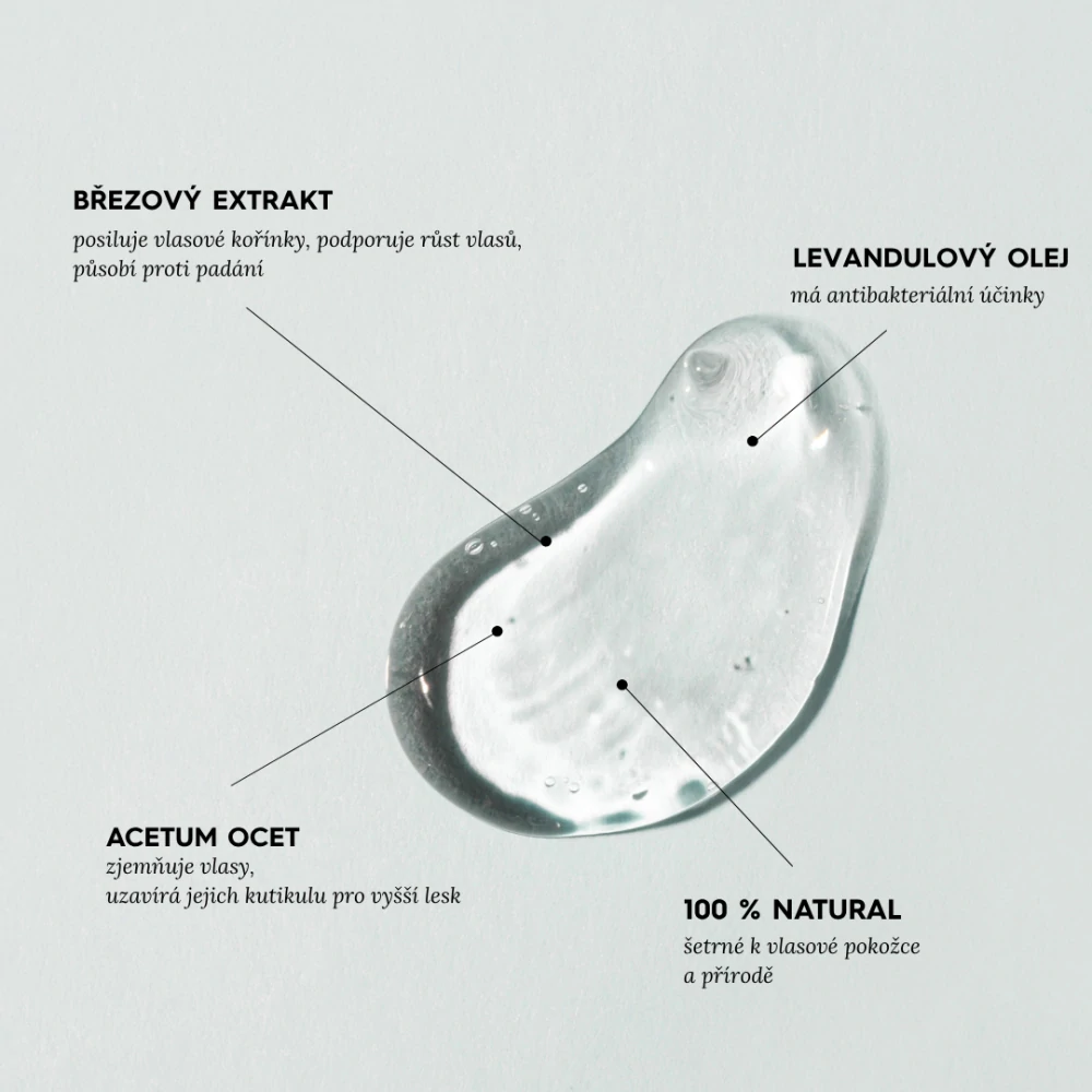 Březový oplach pro zdravé a lesklé vlasy 200ml
