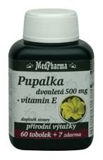 MedPharma Pupalka dvouletá 500 mg + vitamin E, 67 tobolek