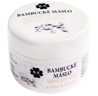 RaE Bambucké tělové a pleťové máslo s koenzynem Q10 s vůní kašmíru
