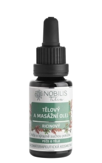 Tělový a masážní olej Ricinový 20 ml